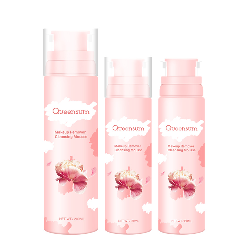 Refreshing Facial Makeup Dissolving Mousse Clean and Clear Eye Makeup Remover Foam for All Skin Foundation and Sunscreen Remove