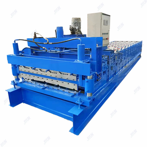 Philippine Chile or Peru Galvanized Steel Roofing Roll Forming Machine 1220mm Feeding Width Roof Sheet Making Machine