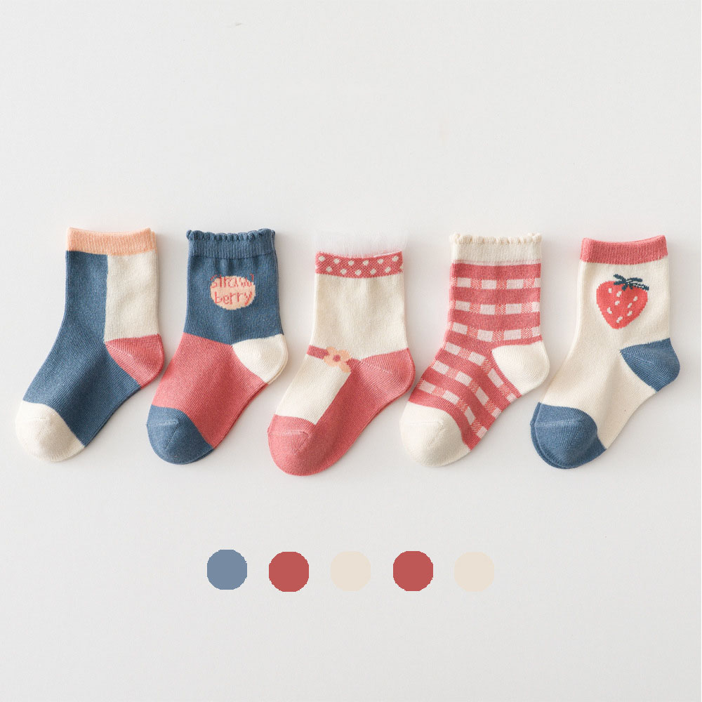 Custom Baby Socks Pure Cotton Autumn Winter Quarter Thick Soft Colorful Sleeping Comfortable Ankle Mid Tube Baby Socks