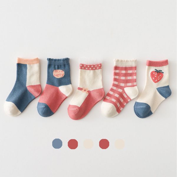 Custom Baby Socks Pure Cotton Autumn Winter Quarter Thick Soft Colorful Sleeping Comfortable Ankle Mid Tube Baby Socks