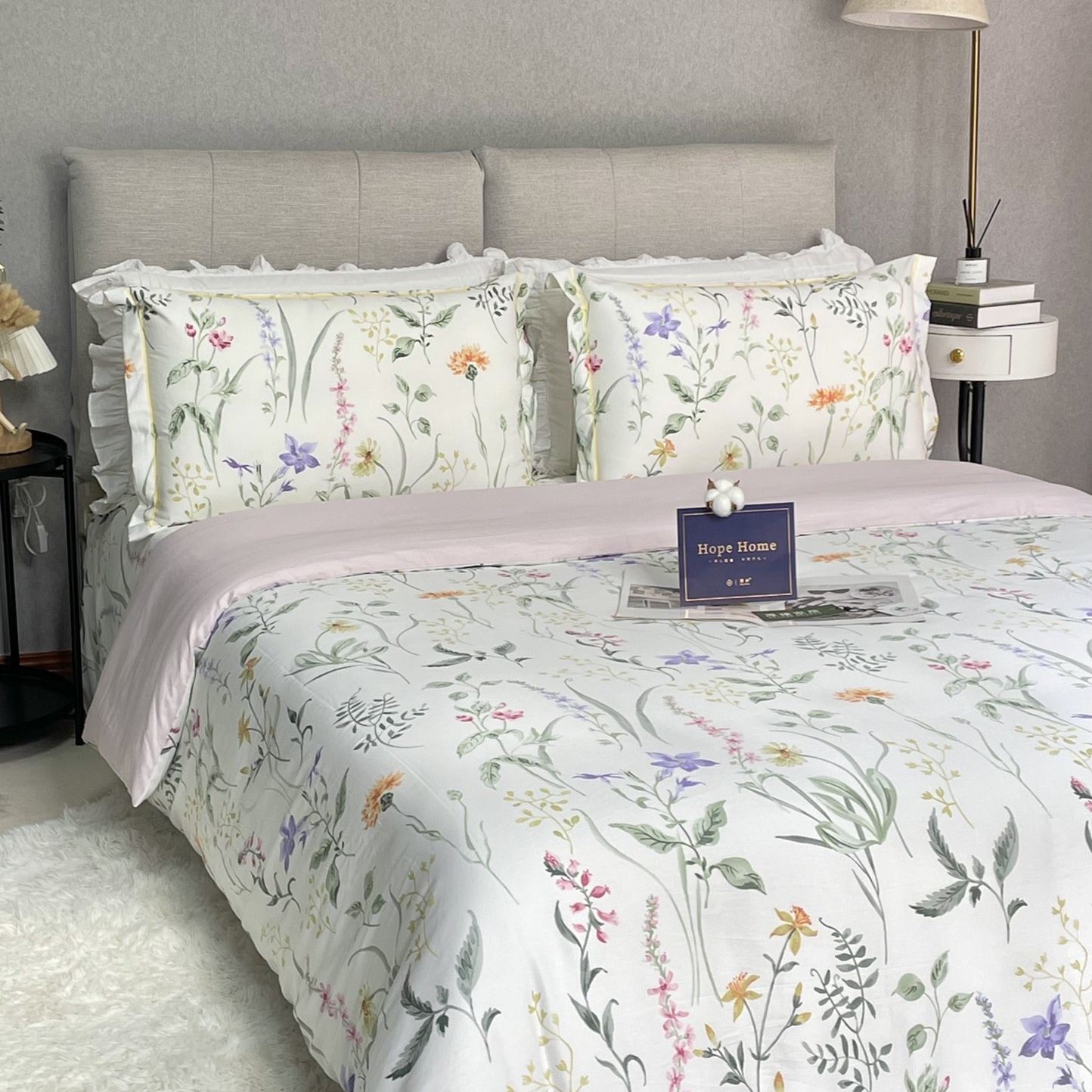 Qingdao Jianfang Textile Co., Ltd. 200TC Factory Supplier Cheap Microfiber 100 Cotton Bed Sheet Set Printed Flat Sheet