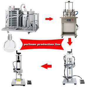 Direct Factory Vacuum Perfume Liquid Produce Line Perfume Glass Bottled Making Machine Line Perfume Filling Machine