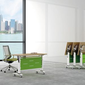 High quality training desk commercial furniture wholesale wooden stackable folding table