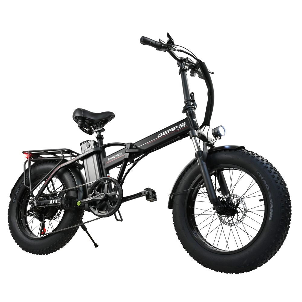 EU Warehouse 36V 250W Lithium Battery Mountain Folding Electric Bike 20inch Fat Tire Shimano Derailleur Alloy Frame for Adults