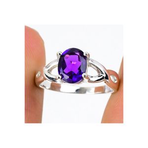 Best Selling 925 Solid Sterling Silver Natural Pink Amethyst Oval Shaped Gemstone Handmade Custom Jewelry Women Fashion Ring