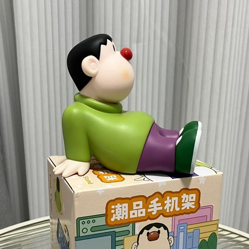 Zhejiang Henglin International Trade Co., Ltd. Adjustable Crooked Head Cute Boy Hand Puppet Tide Play Desktop Ornaments Advanced Sense Of Cute Doll Gift Resin Craft Custom