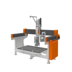 slab making machine plc 4 axis with camera bridge machine cut granite marble  GQ-3220BL suckers porcelain