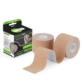 Quick Delivery Aupcon OEM Accepted Medical Waterproof Cotton Elastic Athletic Sports Tape Wholesale Muscle Cure Kinesiology