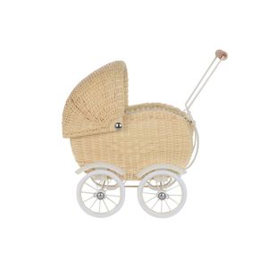 Baby Cart Decoration Mother-baby Stroller Handmade Rattan Carriage Pram Baby Stroller