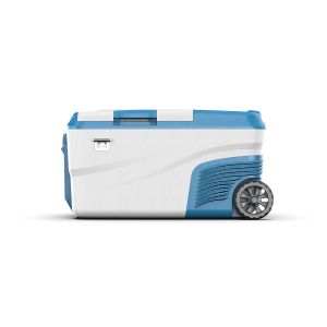 Portable refrigerator 35L car outdoor fridge freezer compressor 12v car fridge ac dc dual use refrigerator with tool battery
