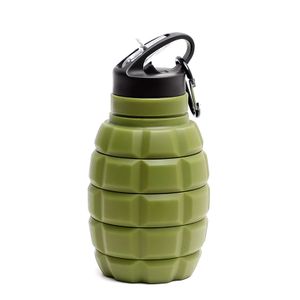 Silicone Sport Wholesale Bpa Free Collapsible Bottles Drinking Flexible Foldable Promotional Recyclable 580ml Water Bottle