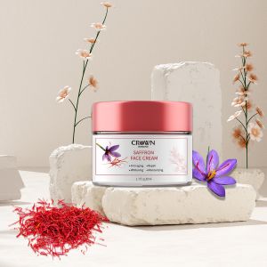 Private Label Natural Organic Niacinamide Removal Dark Spots Pigment Anti Aging Repair Moisturizing Whitening Saffron Face Cream