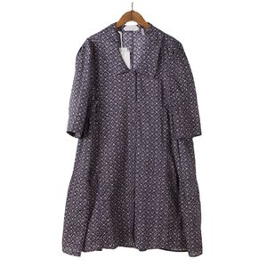 XingNuo Factory Custom High Quality Lady Casual Handmade Cotton Viscose Printed Linen Fabric Dress