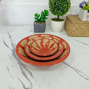 Melamine Hummus Bowl Arabic Style Customer Design Round Arab Cereal Soup Bowl Set Multi Size Melamine Mixing Bowls Set