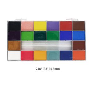 12-Color Non-Toxic Oil-Based Makeup Palette Customizable Color Logo Art for Face Body Painting Safe Waterproof for Halloween