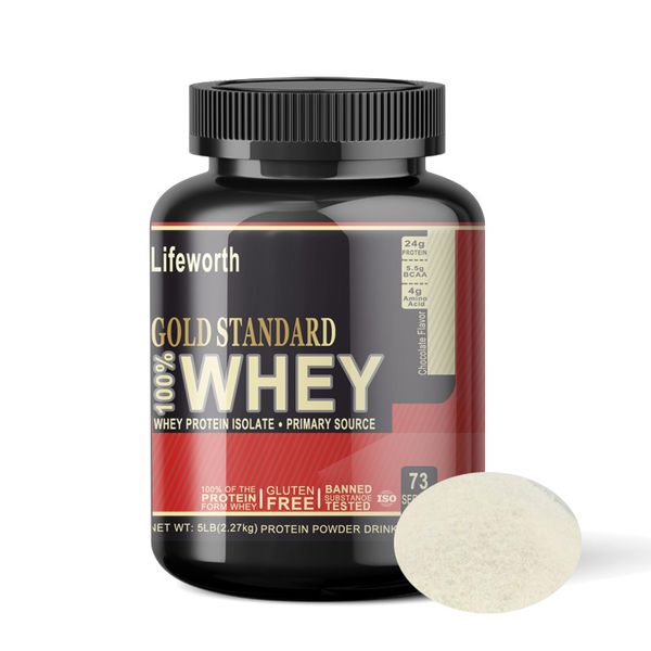 LIFEWORTH Sports Nutrition Whey Protein Isolate 90% Chocolate Wholesale Whey Protein Powder Gym Supplements Mass Gainer Bulk