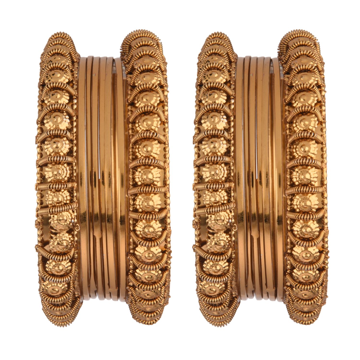 High quality Indian Wholesaler Fashion Statement Jewellery Antique Oxidized Plain Metal Wedding Bangles Trendy Jewelry For Women