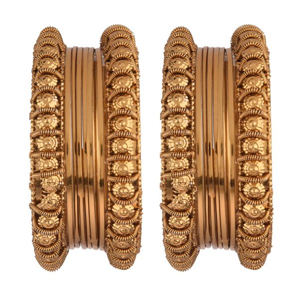 High quality Indian Wholesaler Fashion Statement Jewellery Antique Oxidized Plain Metal Wedding Bangles Trendy Jewelry For Women