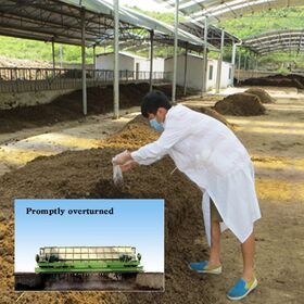 Organic fertilizer compost bacteria for poultry manure sludge