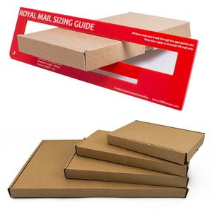 FPG Custom Card Cardboard Shipping Postal Mailing Large Letter Box PiP Boxes