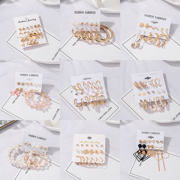 For	Tassel	Bohemian	Women	Drop	DIY	Earrings	Earrings	Acrylic	Geometric	Set	EarringFemale	Jewelry	Big