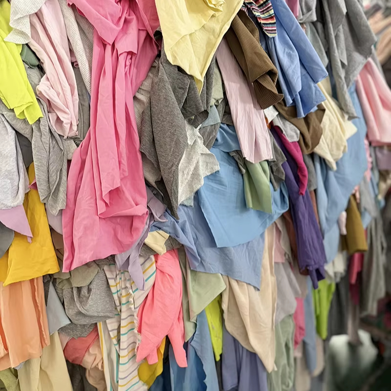 High absorbency Cotton Cloth Industrial Cleaning Rag Absorbent Oil Used Clothes Rags Color Cotton Wiping Rags