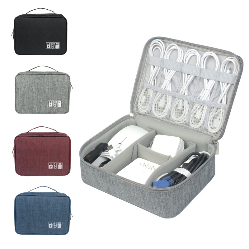 Portable Travel Organizer Bags Earphone Digital Case Electronics Accessories Cable Organiser Storage Bag
