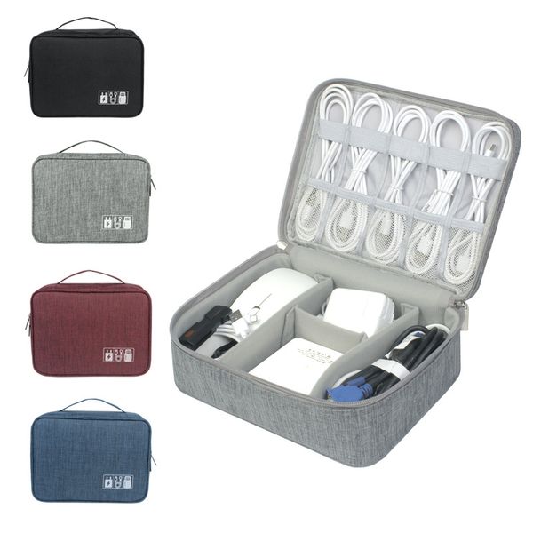 Portable Travel Organizer Bags Earphone Digital Case Electronics Accessories Cable Organiser Storage Bag