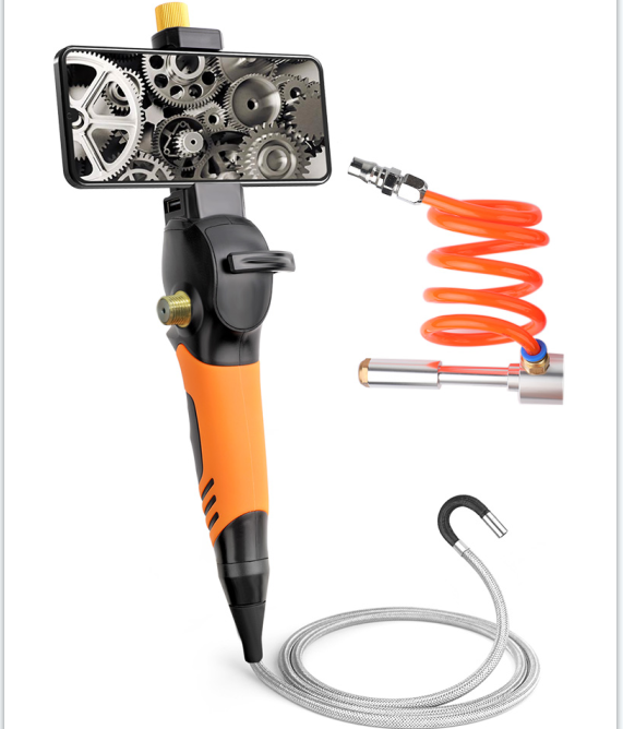 Endoscope inspection camera with 8 LED light sources, One megapixels, 120 Degrees angle of field, 8 LED light sources