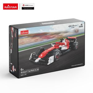 Rastar Hot Sale DIY 1: 24 Alfa Remeo F1 Building Block Set Kids Toy Bricks Car Educational Gift Plastic toy car for children