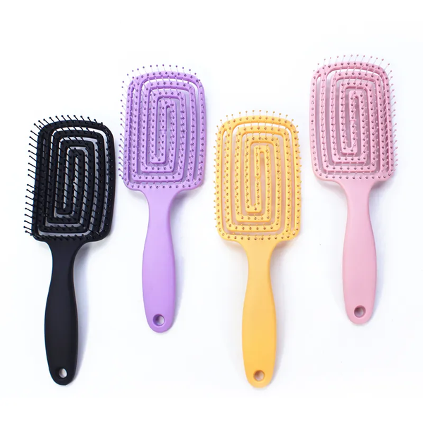 2024 new products ABS plastic brush hair brush self cleaning natural hair brushes