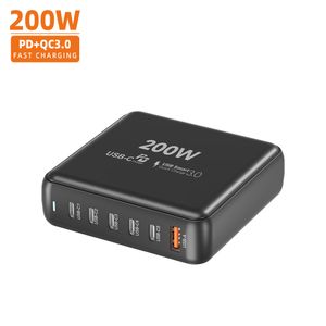 Vina Hot Selling 200W 3A Pd Pps Power Charger Ac Smart Phone Chargers Travel Adapter