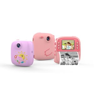OEM ODM Factory's Custom 1080P Dinosaur Silicone Case for Kids Mini Digital Instant Camera with MicroSD Birthday Christmas Gifts