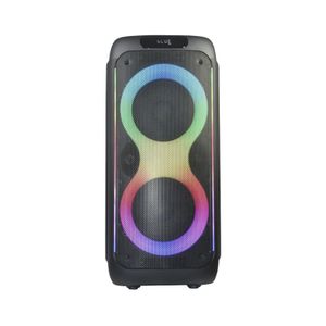 Temeisheng Outdoor chinese  with via  Wireless dual 8 Inch TMS-818  Partybox outdoor karaoke speaker
