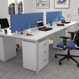 Office Interior Decoration Workstation Noise Absorption PET Desk Modesty Panel Office Desk Privacy Screen Divider