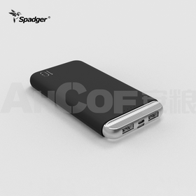 PD18W Portable Charger, Spadger Slim Power Bank 10000mAh Fast Charging For mobile phone