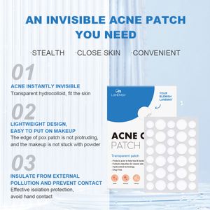 OEM 72 patches Essential Oil Acne Pimple Patch Invisibal Stickers Pimple Remover Tool Facial Skin Care Patches Dropshipping
