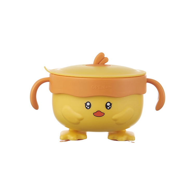 Taizhou Kuke Mother & Baby Product Co., Ltd. KKKIDS multifunctional kids feeding tool cute cereal metal rice baby food warmer bowl
