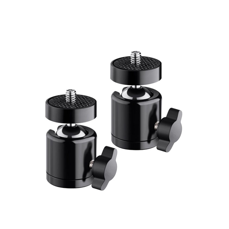 1/4'' Screw 360 Degree Swivel Mini Ball Head  DSLR Camera Tripod Ball head Stand Adapter Light Bracket Photography Accessories