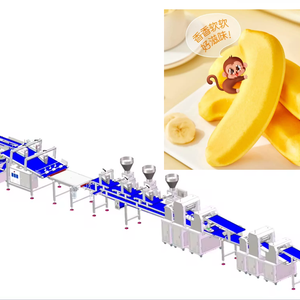 2024 Hot selling Banana Shaped Flavored Bread Production line Banana Bread forming Line