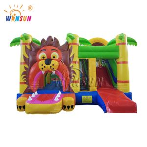 High Quality Party  Inflatable Bounce House lion Semi-Enclosed Inflatable Jumping House
