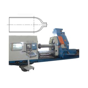 CNC cylinder  Pipe End Bottom Hot Spinning making Machine