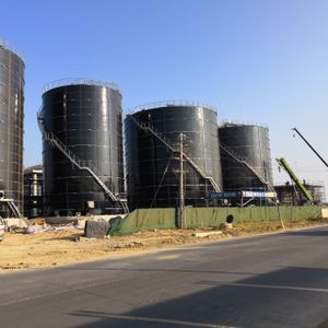 High-Capacity bsl glass fused to steel bolted tank bsl enamel assembly tank biogas system used for Enhanced Corrosion Protection