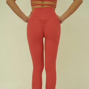 Pt sports 2023  cut and sewing designs Leggings women Scrunched butt lift style Women gym wear elastic