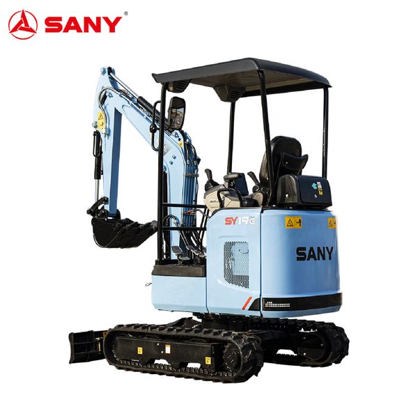 SANY 2360 mm dig depth hydraulic excavator repairing sewer lines battery powered mini excavator