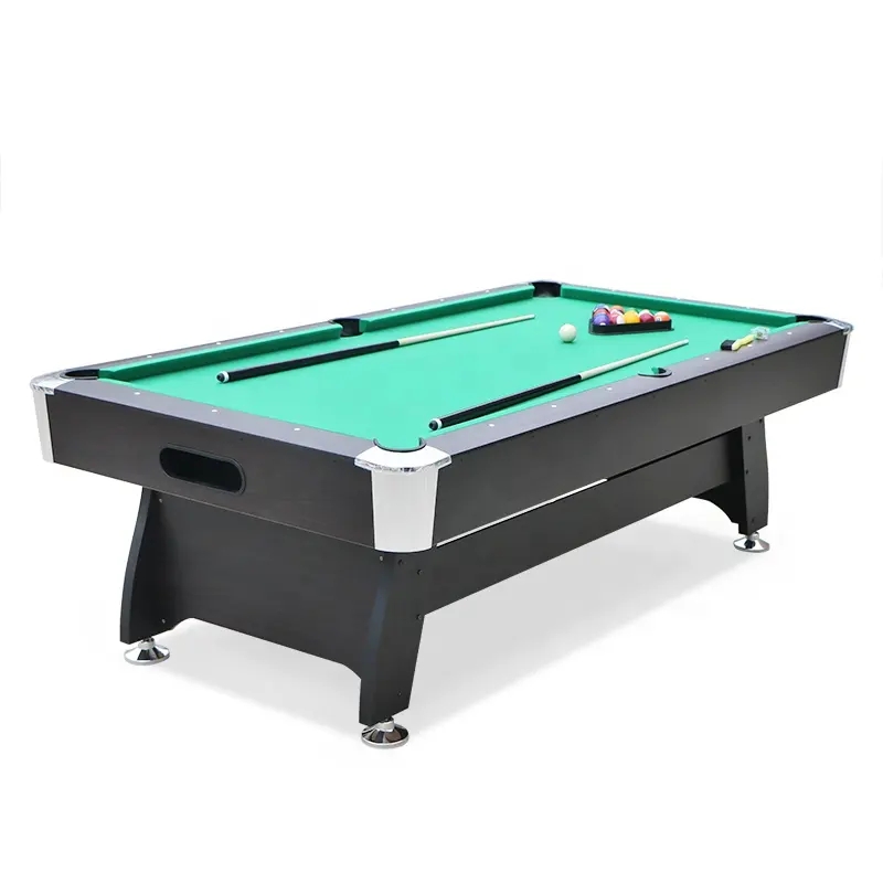 Jiujiang Tenshin Billiards Equipment Co., Ltd. Latest style with rainbow leg pool table,hot selling with high repurchase rate 8ft billiard pool table manufacturer in china