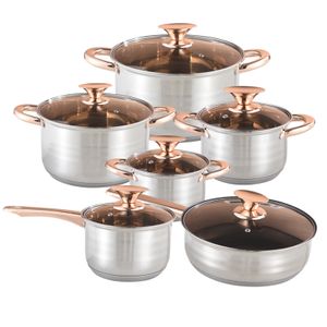 Factory Direct Sales Stainless Steel Kitchenware Soup Pot Cookware Set Cooking Pot Set