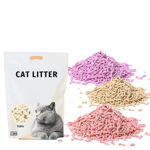 Health High Quality Fast No Stick Bottom Clump Eco Friendly Tofu Cat Litter Strip Products Cats Sand Bags for Cats