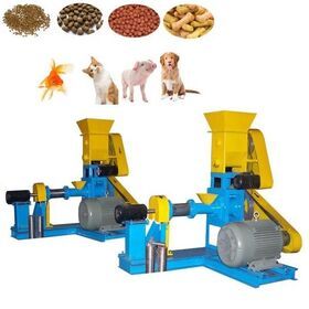 Fish Pellet Making Machine Wheat Bran Bone Meal Pet Dog Food Mill Extruder Floating Fish Feed Pellet Machine For Livestock Feed