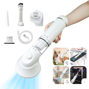 Handheld Pet Vacuum Cleaner Comb For Dog Grooming With Comb Brush For Dogs Cats Hair